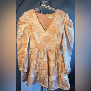 Aura Floral Brocade Mini Dress | NWT